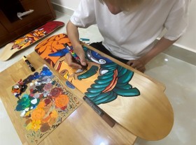 Image: Exhibition to introduce skateboard art to HCM City