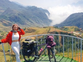 Image: Gain and loss after 24 days of cycling through Vietnam