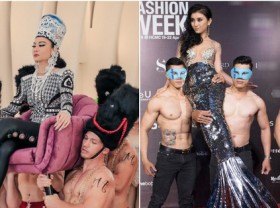 Image: All the bold shows in the world stop before this red carpet bombardment