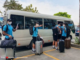 Image: 11 members of U23 Vietnam are adverse for Covid 19 and have returned residence