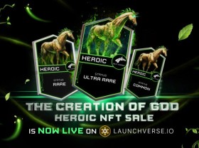Image: HEROIC: THE CREATION OF GOD — THE FIRST-EVER NFT SALE OF DEFIHORSE
