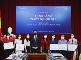 Image: Panasonic supports schools in three provinces with educational tools and books