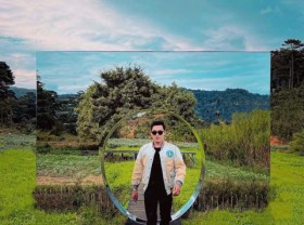 Image: The mirror ‘through the air’ in Da Lat