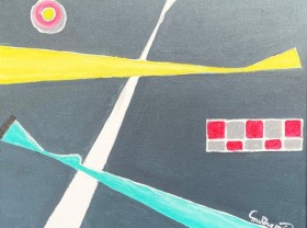 Image: Veteran writer's paintings go on display in HCMC