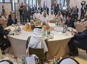 Image: Historic meeting discusses cooperation between Israel and Arab countries