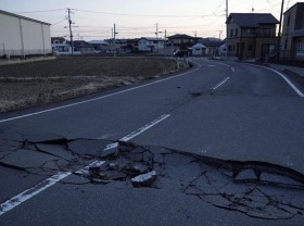 Image: Japan assesses damage morning after powerful quake