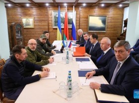 Image: Russia, Ukraine end 3rd round of peace talks with no significant results