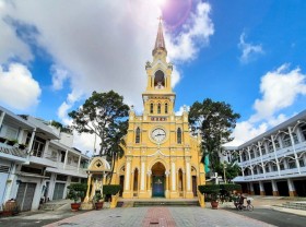 Image: Cha Tam Church in Saigon – a unique architectural work that stands out in the heart of District 5