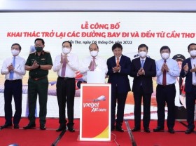 Image: Vietjet resumes 10 air routes from/to Can Tho city
