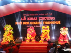 Image: Night street zone launched in Vietnam’s Hue Imperial Citadel