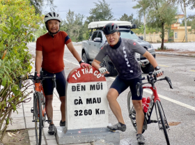 Image: PV GAS-er and a journey of 2,400km by bicycle