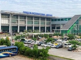 Image: Myanmar's Yangon int'l airport reopens after two-year suspension