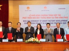 Image: Projects on smart factory development launched in Vinh Phuc