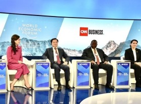 Image: Deputy PM busy on opening day of 52nd WEF annual meeting