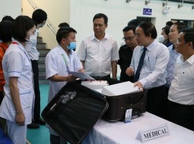 Image: Ministry of Health inspects COVID-19 control in Bac Ninh before SEA Games