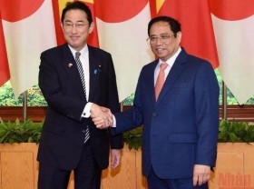 Image: PM Pham Minh Chinh hosts welcoming ceremony for Japanese counterpart