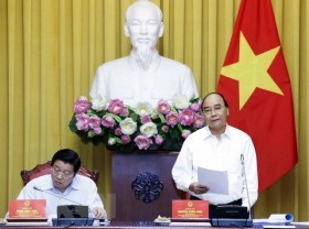 Image: President reviews progress of project on law-governed state building