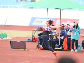 Image: SEA Games 31: Lo Thi Hoang breaks record in javelin to win gold