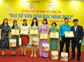 Image: Winners of Reading Culture Ambassador Contest 2022 awarded