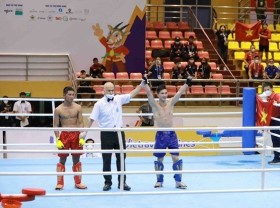 Image: SEA Games 31: Two Vietnamese kickboxers advance to semi-finals