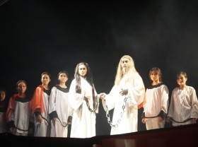 Image: Young theatre grads present 15th century historic tragedy