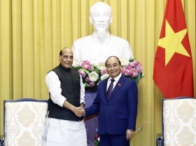 Image: Defence cooperation substantially contributes to Vietnam-India ties: State leader