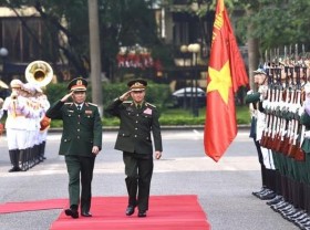 Image: Vietnamese, Laos defence ministries foster all-round cooperation