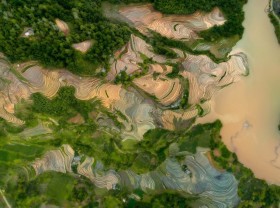 Image: Upland in water season