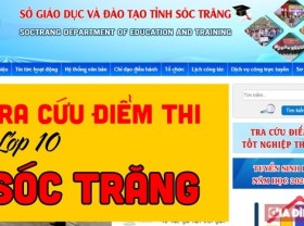 Image: Search for the most recent and most correct 2022 Soc Trang province tenth grade entrance examination scores