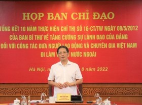 Image: Conference reviews Party leadership on sending workers abroad