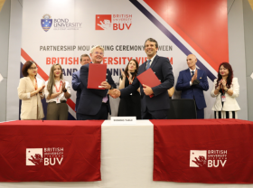 Image: British University Vietnam and Bond University sign MoU