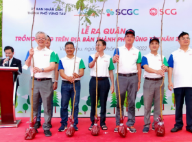 Image: SCG Chemicals and Vung Tau plant 400 trees in the city