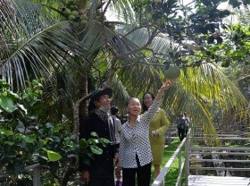 Image: Tien Giang farmers impress visitors with green agro-tourism models