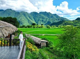 Image: If you do not have time to go out, Hoa Binh is an ideal place to travel with family and friends on the weekend