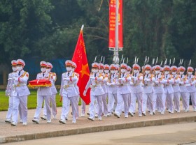 Image: Flag raising ceremony to celebrate National Day September 2