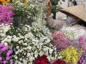 Image: Roaming around Hanoi, carrying flowers selling tens of millions of dong every day on the occasion of October 20