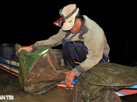 Image: Unique skill of a fisherman who earns thousands of dollars of silver in the floating season