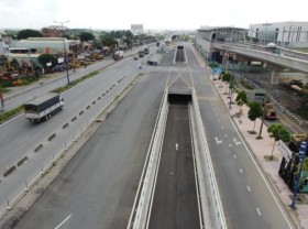 Image: Underpass in front of new Mien Dong Coach Station ready Wednesday