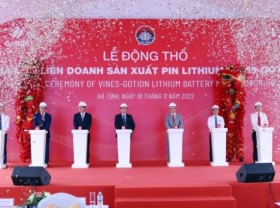 Image: Vingroup breaks ground on VND6-trillion EV battery plant