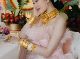 Image: The wedding “flooded with gold” and the couple’s 5-year love story in Vinh Long