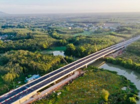 Image: Bridge connecting Binh Duong and Tay Ninh opened to traffic