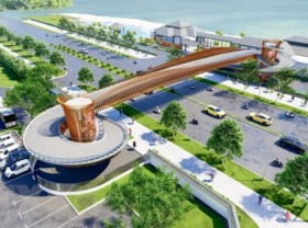 Image: Danang breaks ground on first beach overpass