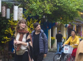 Image: Guests are excited to experience Hoi An Tet