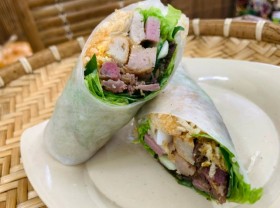 Image: ﻿Twist on spring rolls