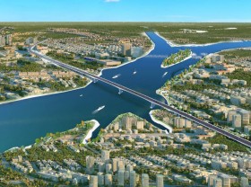 Image: Work starts on bridge linking Haiphong, Quang Ninh