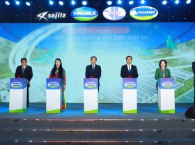 Image: Vinamilk, Sojitz start work on beef cattle farming and processing complex