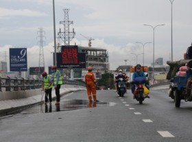 Image: Nguyen Huu Canh overpass to be reopened to traffic Sunday