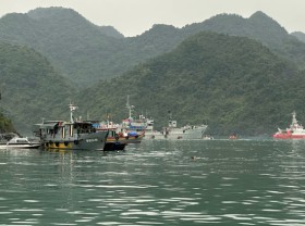 Image: Fourth body found in Quang Ninh tourist helicopter crash