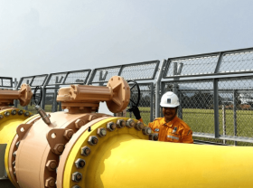 Image: The first gas flow came into the LNG Thi Vai project chain