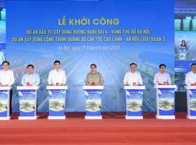 Image: Work begins on Beltway 4 in Hanoi